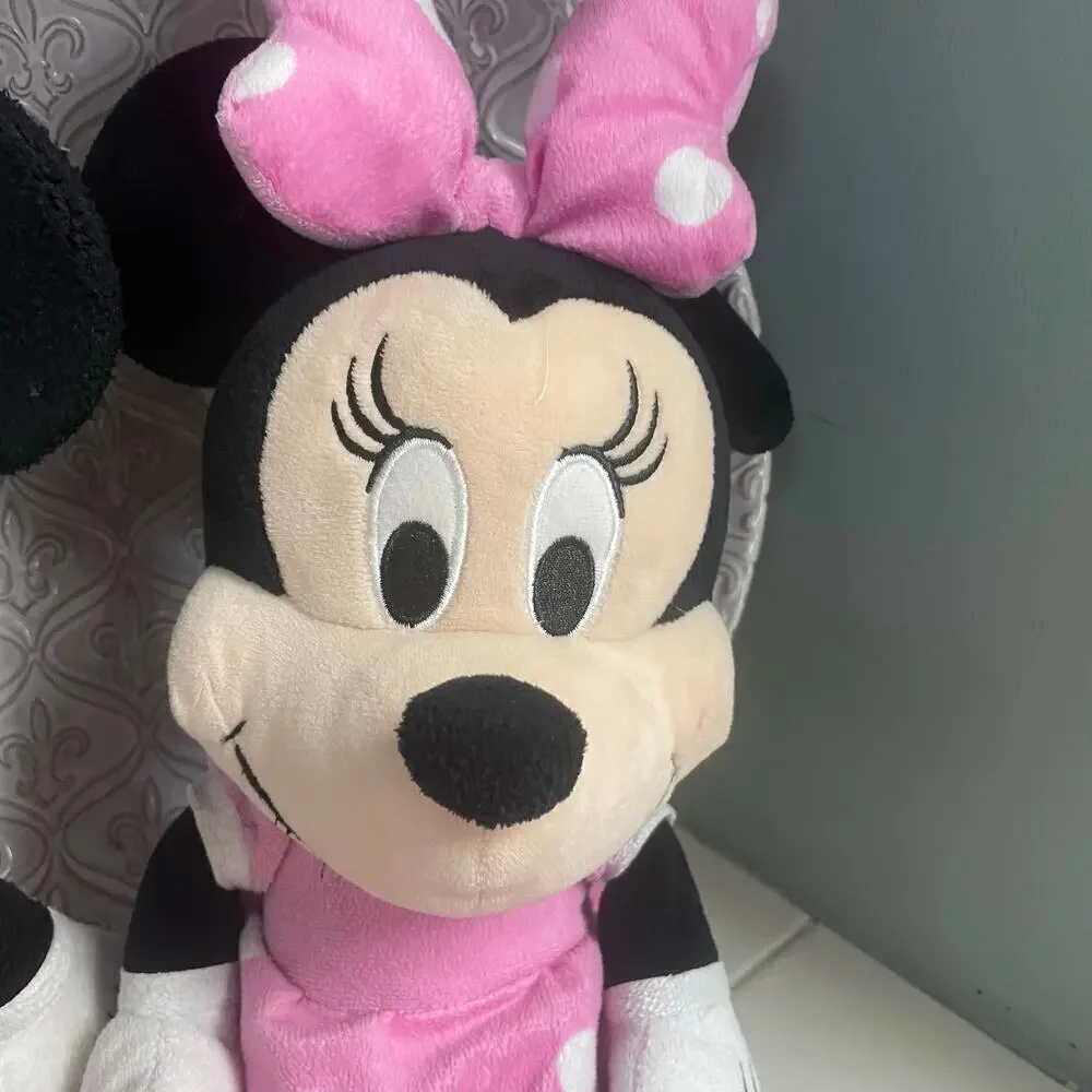 Disney Mickey Mouse Minnie Mouse Plush Lot Stuffed Characters